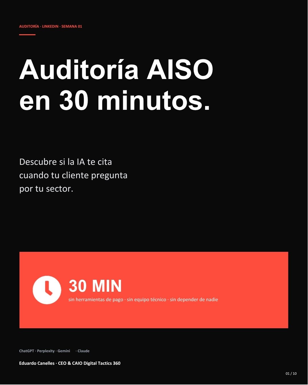 Portada del documento "Auditoría AISO en 30 minutos"